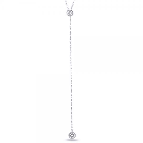 Colier elegant din argint 925 rodiat cu zirconii [2]